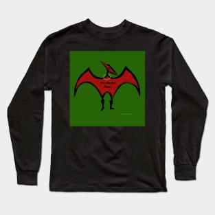 Pterodactyls Reign Green and Cherry Long Sleeve T-Shirt